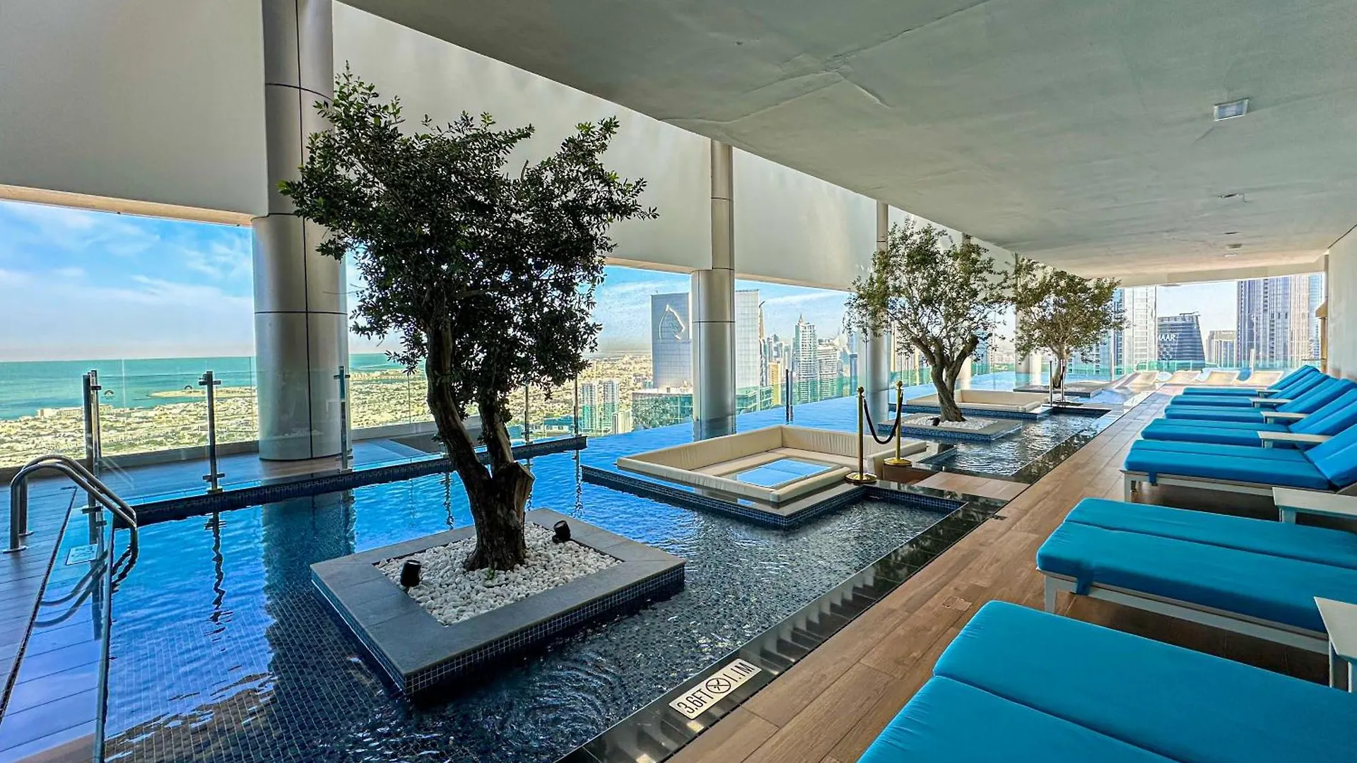 64Th Floor Rooftop Dream, Burj Khalifa View Pool, 2Br Apartment In Paramount Hotel Midtown Dubai