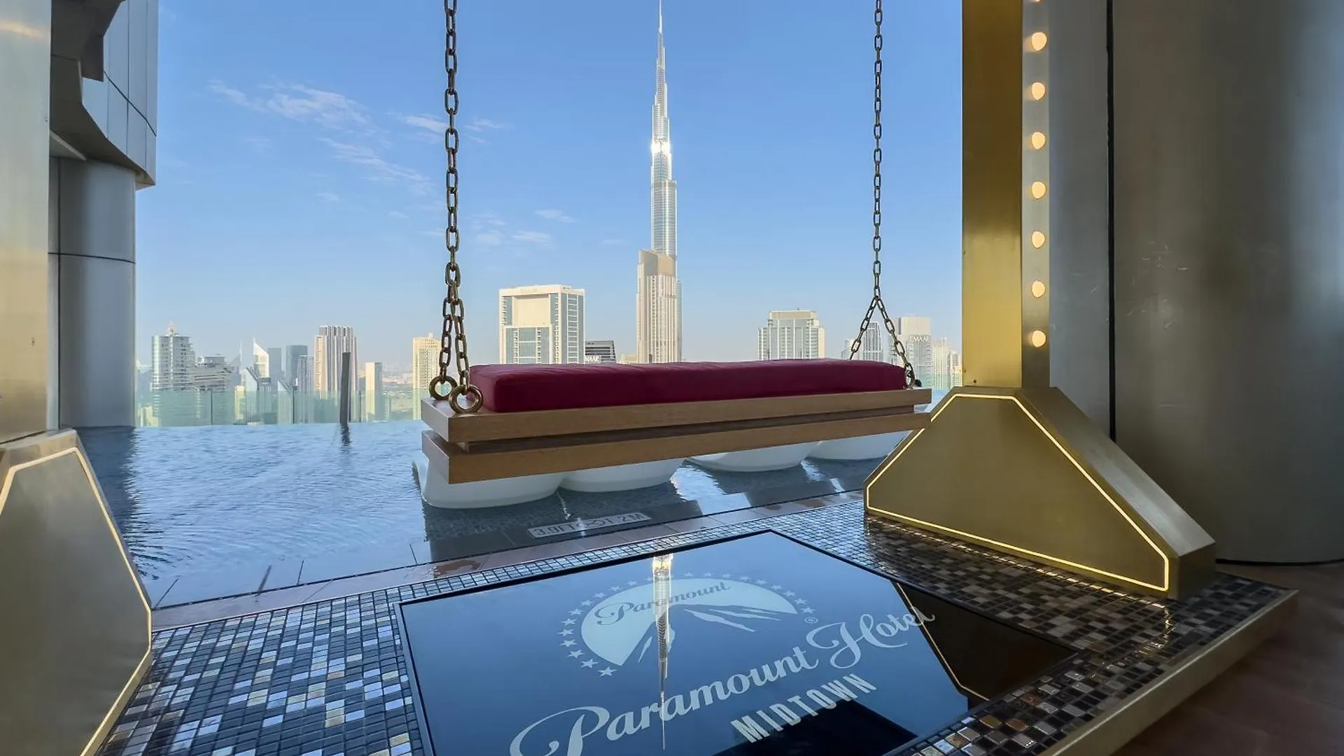 64Th Floor Rooftop Dream, Burj Khalifa View Pool, 2Br Apartment In Paramount Hotel Midtown Dubai