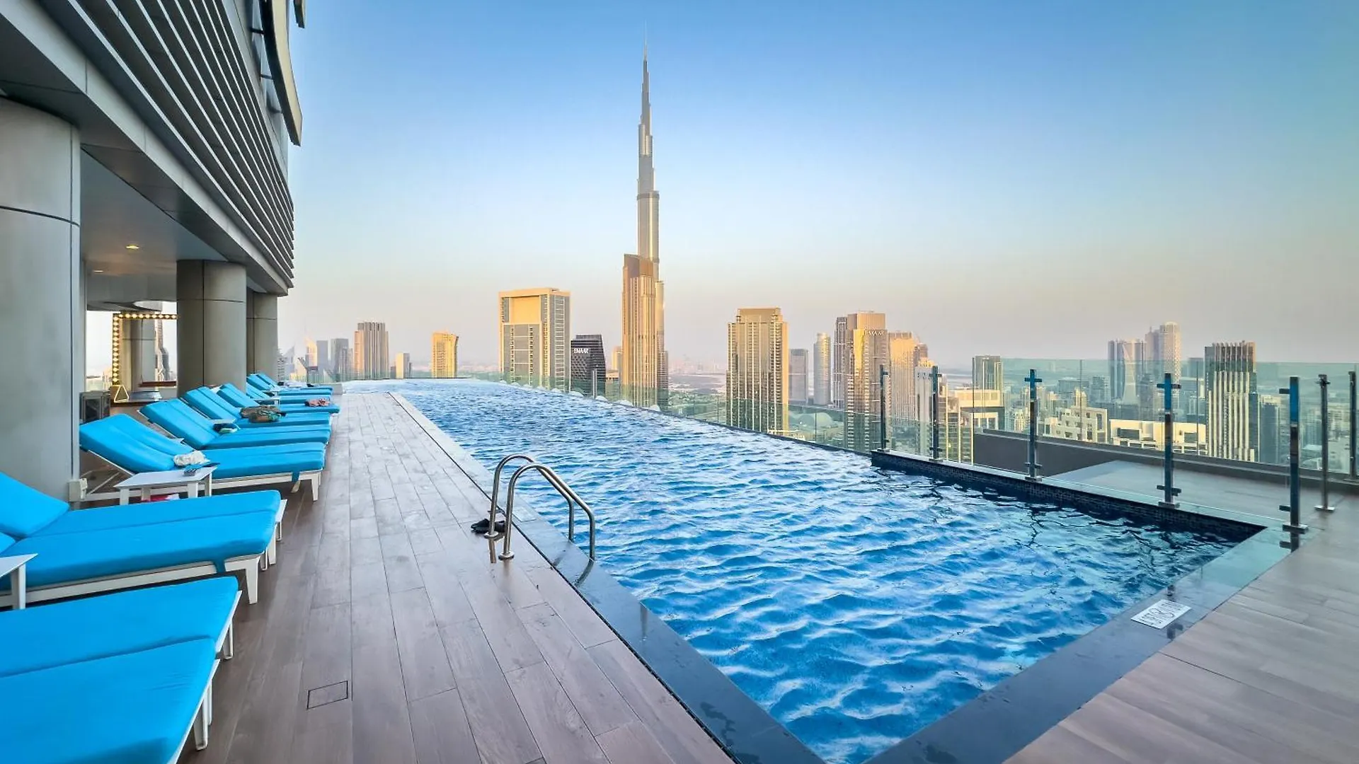 64Th Floor Rooftop Dream, Burj Khalifa View Pool, 2Br Apartment In Paramount Hotel Midtown Dubai