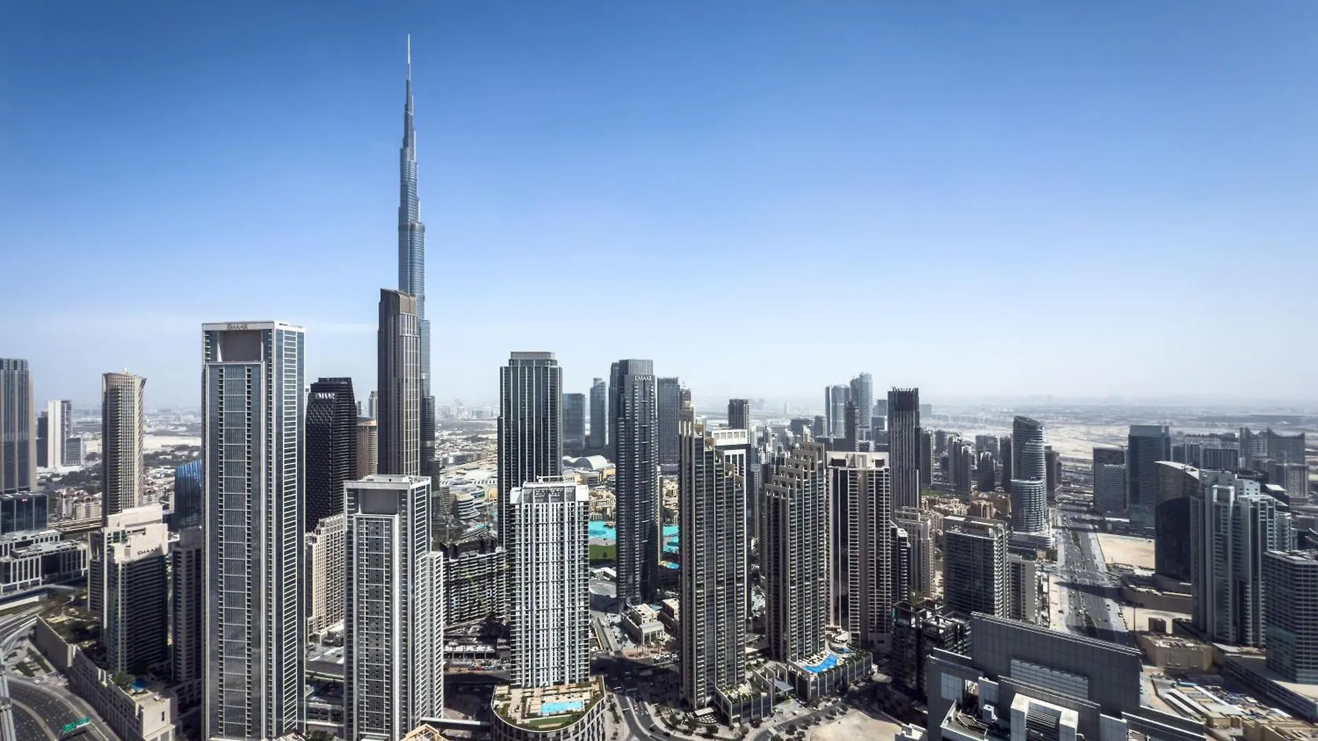 64Th Floor Rooftop Dream, Burj Khalifa View Pool, 2Br Apartment In Paramount Hotel Midtown Dubai