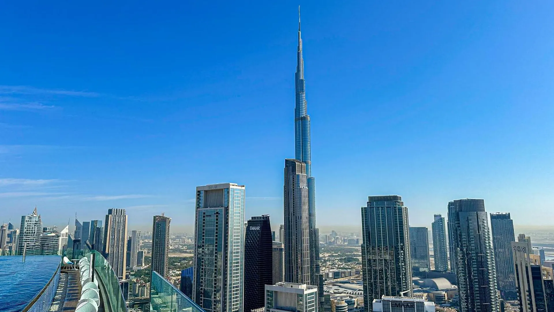 64Th Floor Rooftop Dream, Burj Khalifa View Pool, 2Br Apartment In Paramount Hotel Midtown Ντουμπάι