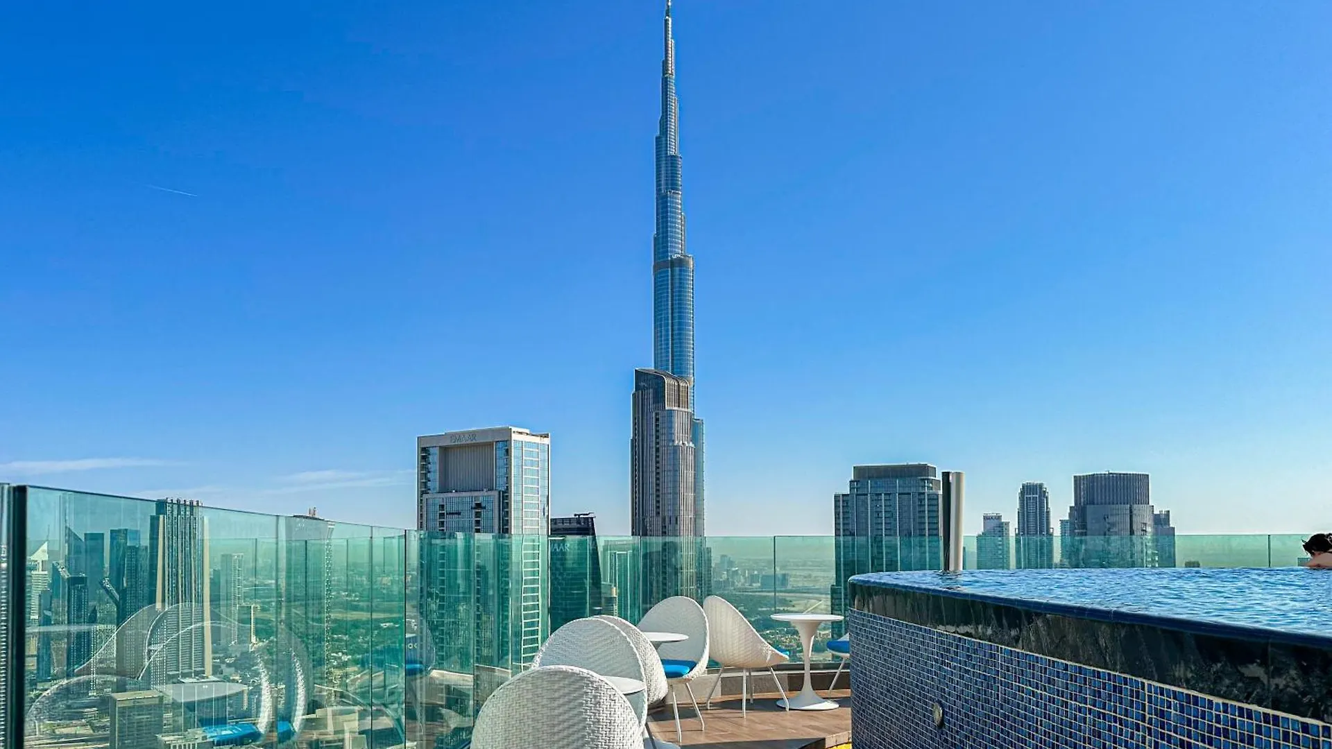 64Th Floor Rooftop Dream, Burj Khalifa View Pool, 2Br Apartment In Paramount Hotel Midtown Ντουμπάι