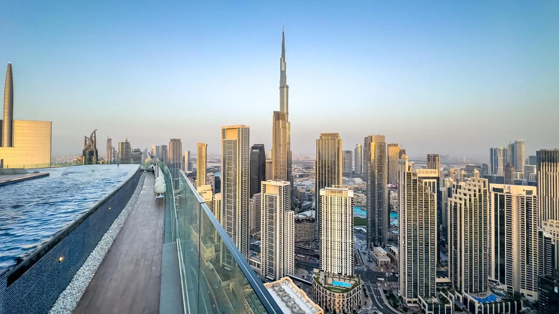 64Th Floor Rooftop Dream, Burj Khalifa View Pool, 2Br Apartment In Paramount Hotel Midtown Ντουμπάι
